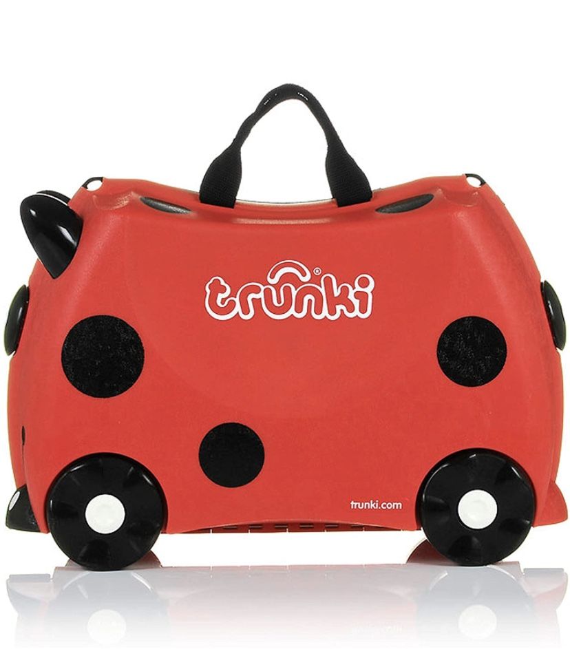 Like new Melissa & Doug Ride on Ladybug Trunki Suitcase