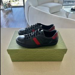 Gucci Ace Sneakers Web US Men 8 & Woman 7.5