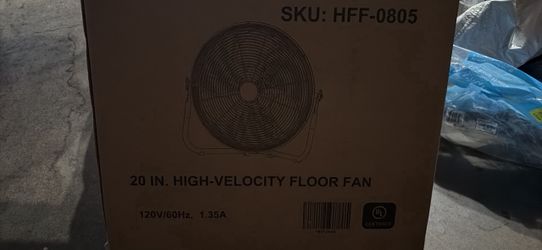 20-Inch High-Velocity Floor Fan HFF-0805