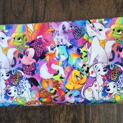 Lisa Frank X Disney Custom Fabric Wallet 