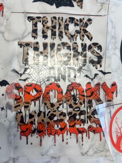 Halloween DTF transfers for sale