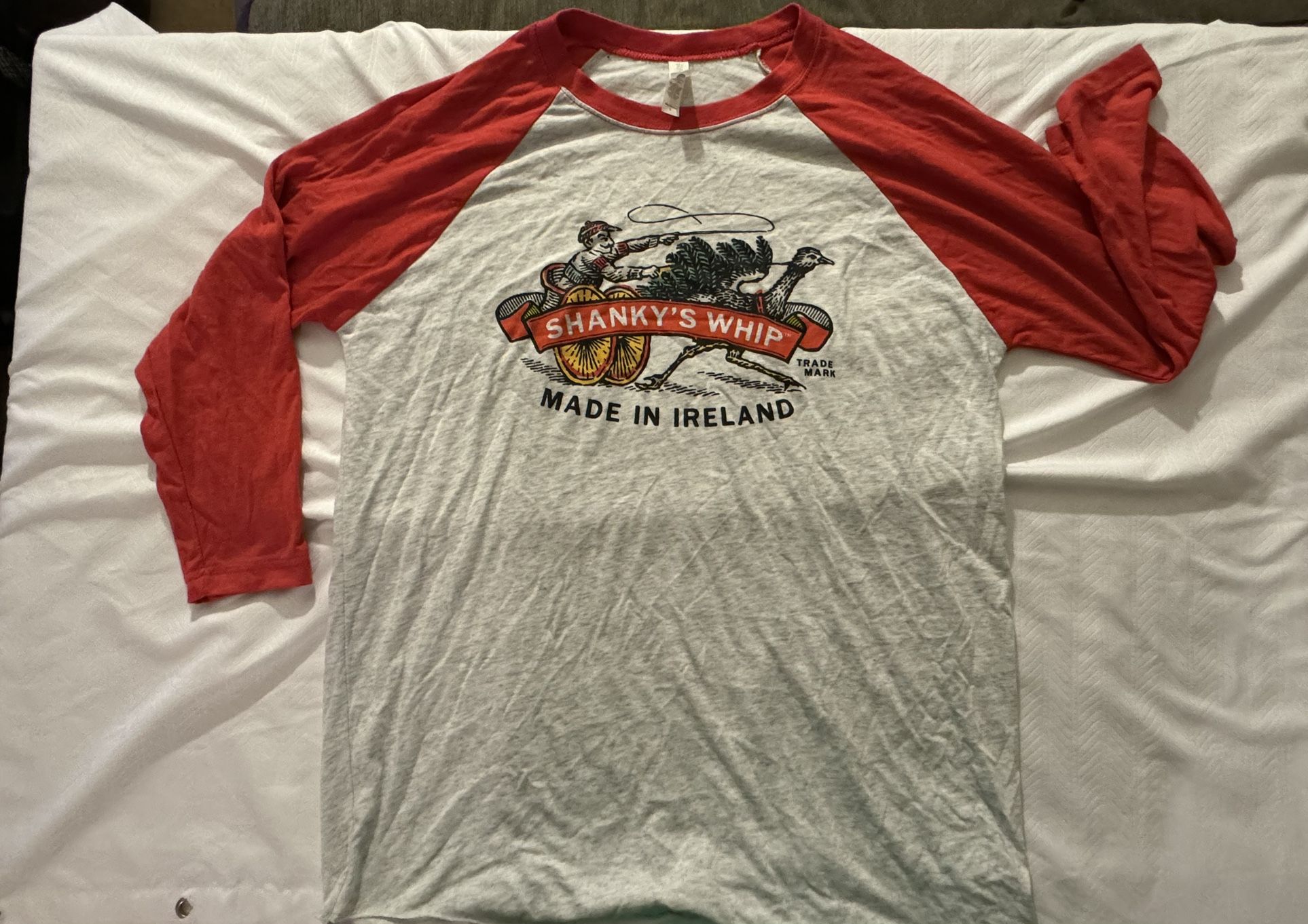 Shankys Whip Whiskey baseball Tee