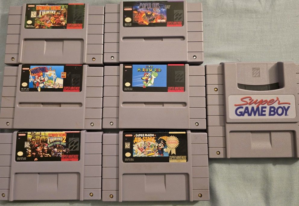 Super Nintendo Game Lot