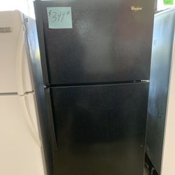 Black Refrigerator  Excellent  .  Warranty  . Delivery Available . 2203 Fowler St. 33901
