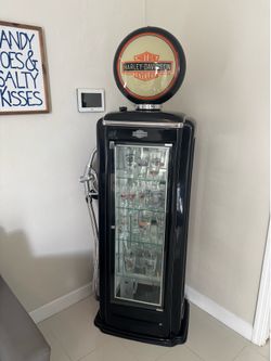 Harley Davidson gas pump display case