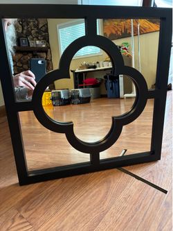 Black Framed Decorative Mirror