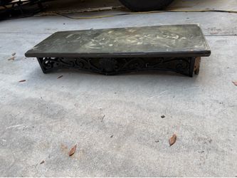 Antique Cast Iron 1984, The Bombay Company British Colonial revival style shelve or table top