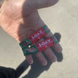 Ohana Fest Wristbands (2) Price For Both
