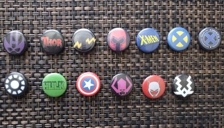 Marvel Buttons / Pins