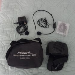 Hisonic HS-125 Waistband Voice & Speech Amplifier