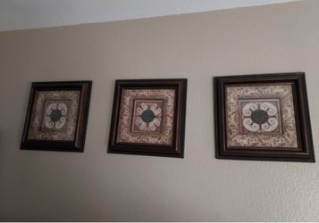 Set Of Three Wall Decor 