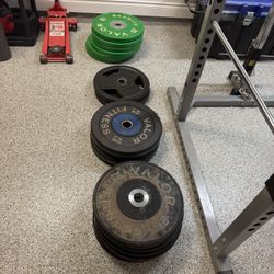 Olympic Rubber Weight Plates – Valor Fitness & Bumper Plates