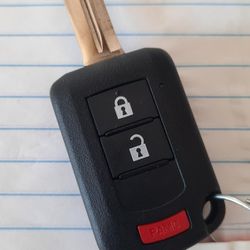 Mitsubishi OEM key With Built-in FOB, 