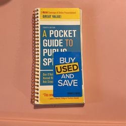 A Pocket Guide To Public Speaking (4th Edition)
