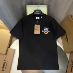 Burberry Black T-shirt 24ss New 