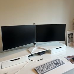 LG 24” Double Monitors