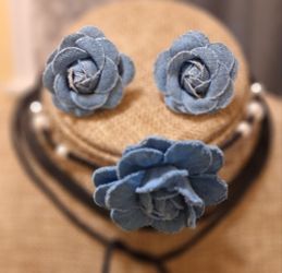 Set Flower Jewelry 