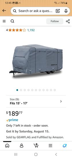 Gearflag RV Travel Trailer Cover