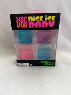 Nee Doh Nice Ice Baby Squish Toy 4-Pack