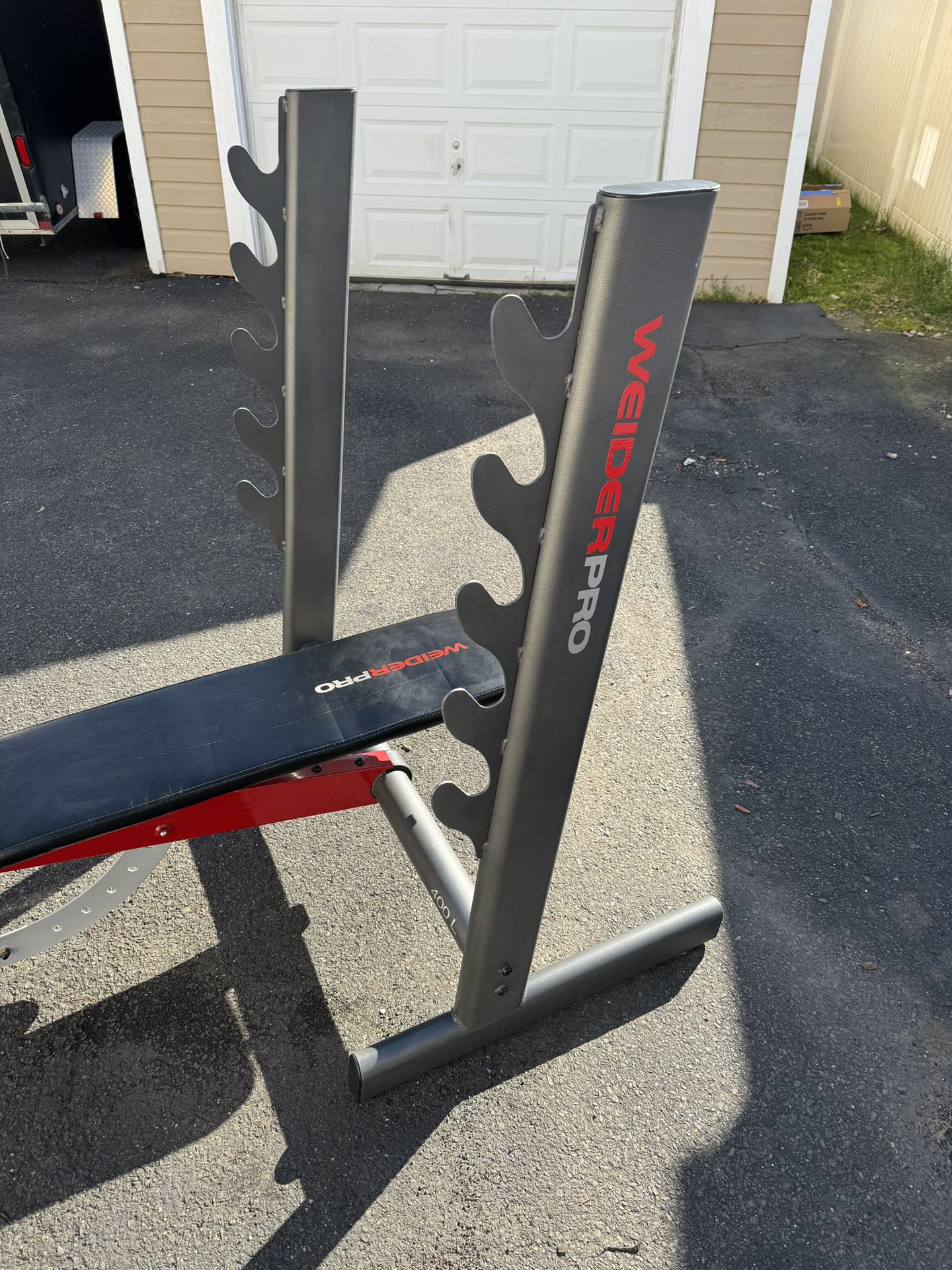 Weider Pro 400L Weight Bench Press With Arm Preacher Curl - Exercise Bench