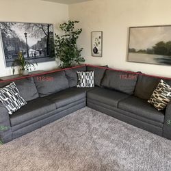 Gray Sectional Couch