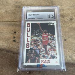 1(contact info removed) Topps Archives Michael Jordan CSG 8.5