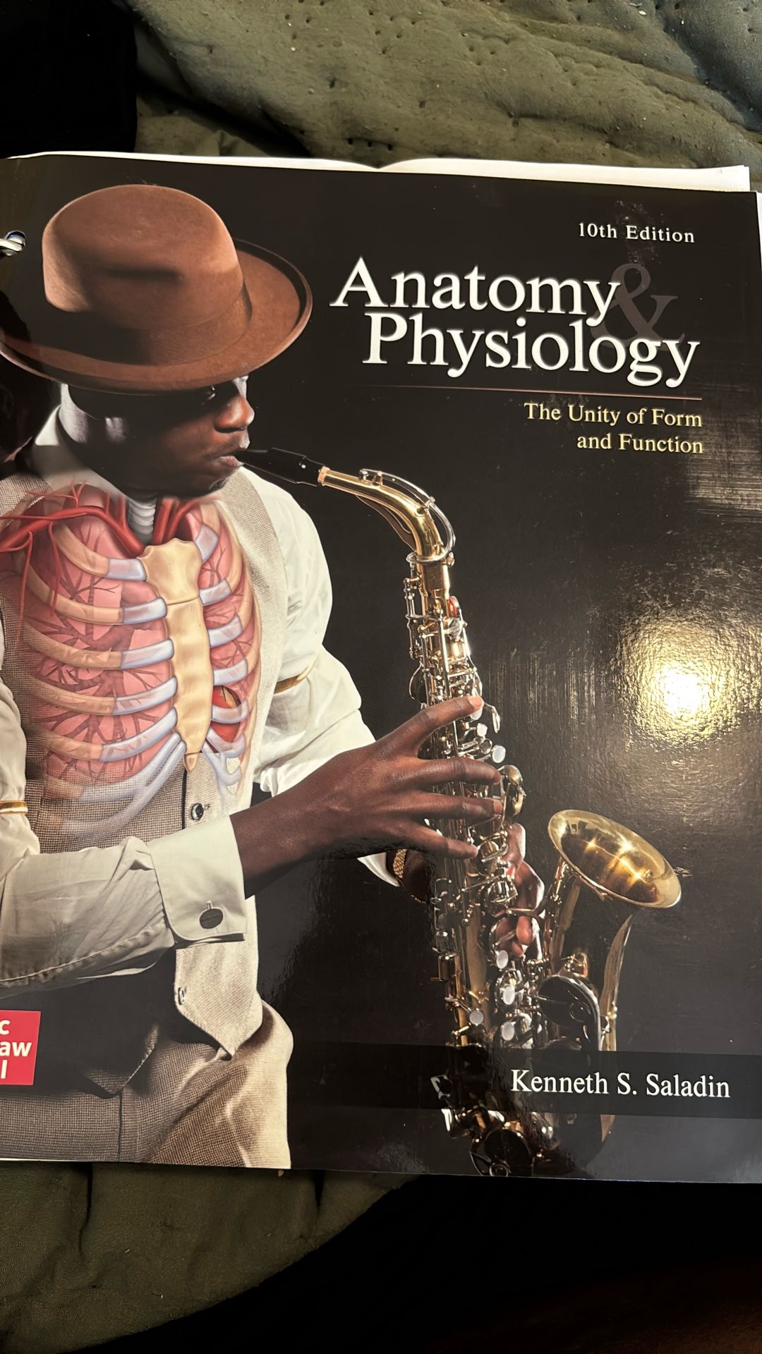 Anatomy and Physiology: The unity of Form and Function, 10th edition by Kenneth S. Saladin
