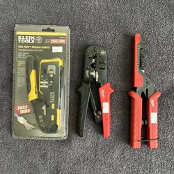 Milwaukee And Klein Electrician Crimpers $20 Each