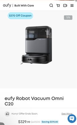 Eufy Robot Vacuum Omni C20