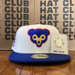Hat Club Exclusive 7 1/8 Chicago Cubs White dome 
