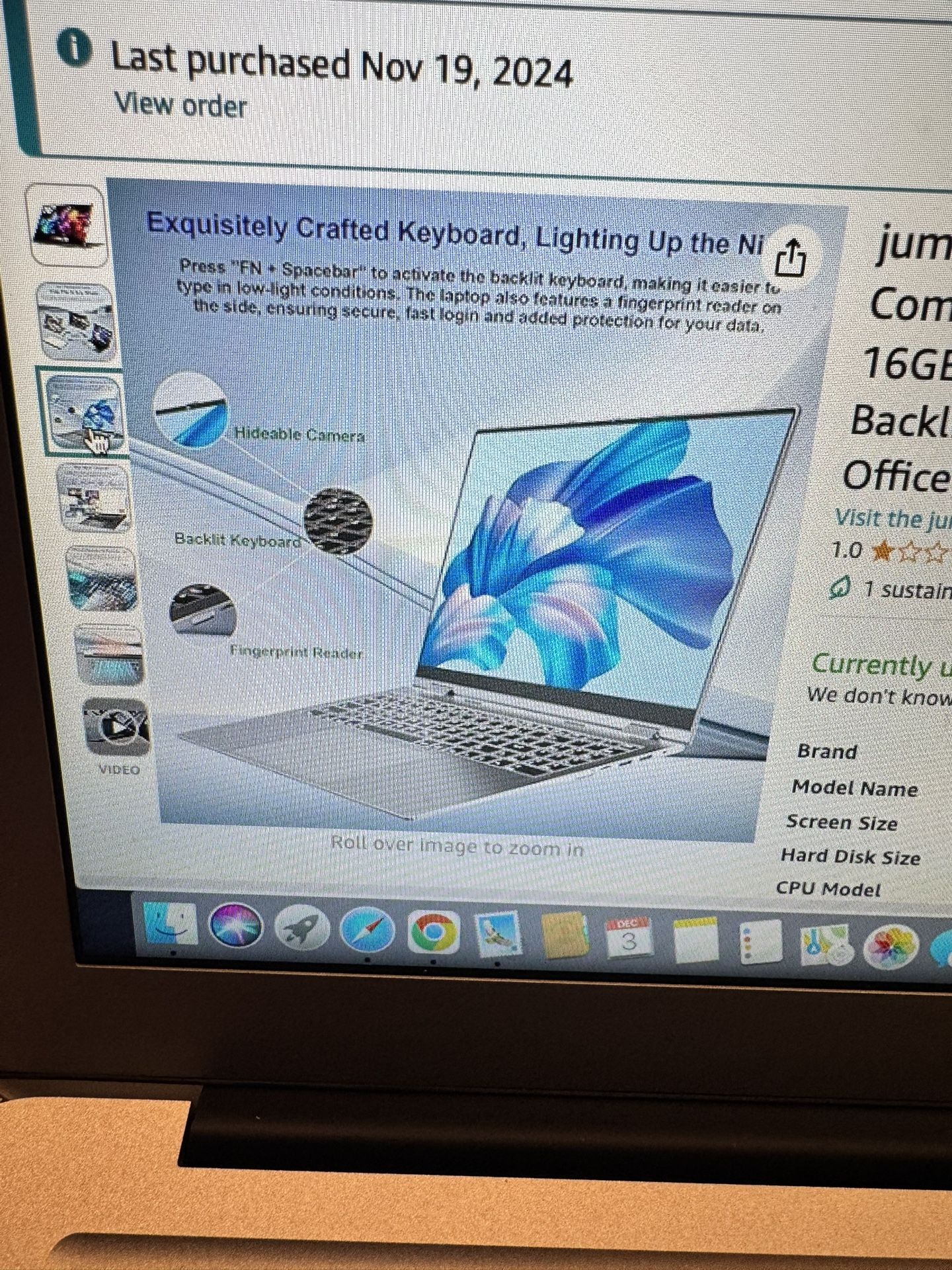 Brand New 16 inch Convertible Laptop, 2 in 1 Laptop Computer with FHD 360 Degree Touchscreen, 16GB RAM 640GB Storage, Celeron N5095, Backlit Keyboard,