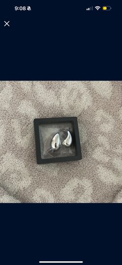 Silver Chunky Earrings 