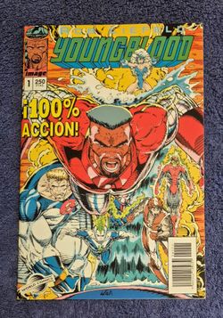 YOUNGBLOOD 1 SPANISH EDITION 1994 NM FLIPBOOK IMAGE COMICS MALIBU ROB LIEFELD