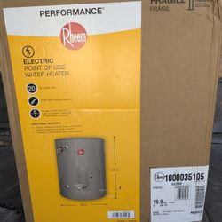 New Electric Water Heater 20 Gallons 