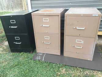 2 drawer file cabinets