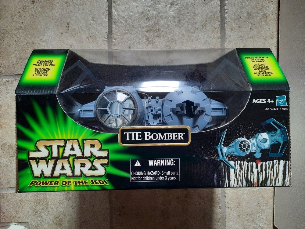 Star Wars Power Of The Jedi TIE Bomber Sealed.                                                                    Check Out My Other SW Items For Sale