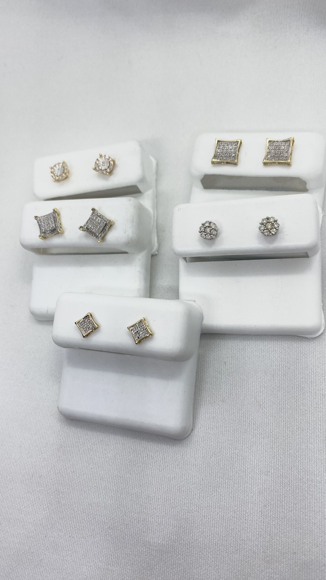 10k Diamond Earrings