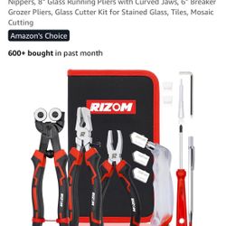 RIZOM GLASS CUTTING TOOLS SET  Juego HERRAMIENTAS PARA CORTAR VIDRIO
