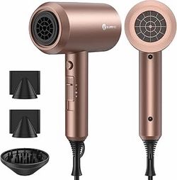 Professional Ionic Hair Dryer, Powerful 1800W Fast Drying Low Noise Blow Dryer