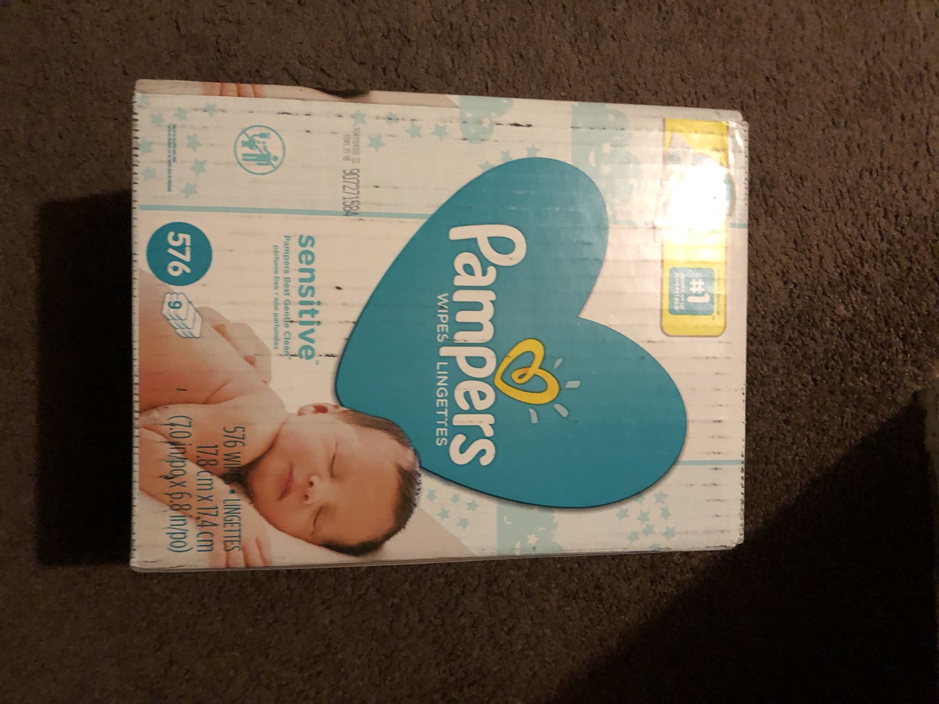 Sensitive pampers wipes