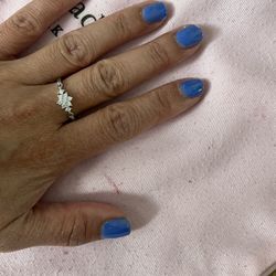 Beautiful White Gold Rings Size 8 