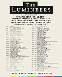 Lumineers Automatic World Tour Fromt Row Tickets Inglewood 8/9, 6 Available
