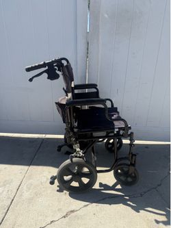 Nova Lightweight Transport Wheelchair – Foldable with Seat Belt