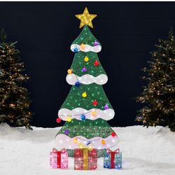 6ft Lighted Christmas Tree