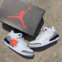 Air Jordan 3 White Cement 2011 Size 9.5 SKU 136064 105