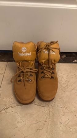 Size 12 Men's Timberland Men's Euro Hiker Mid Boots TB-091566-231 Wheat Nubuck