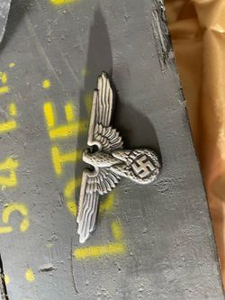 WWII German Eagle Insignia Pin Badge