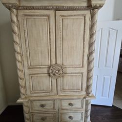 Southwestern Style Wooden Armoire