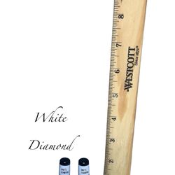 White Diamond (W) Body Oil Thick & Concentrated Fragrance (2) Dram Bottles