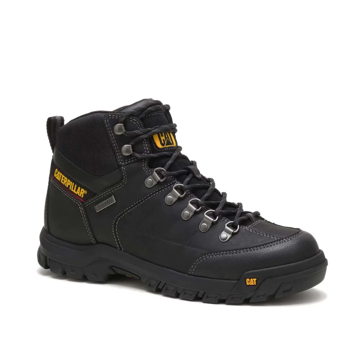 Cat Footwear Men's Threshold Waterproof Soft Toe Work Boot, Black Size 13 M